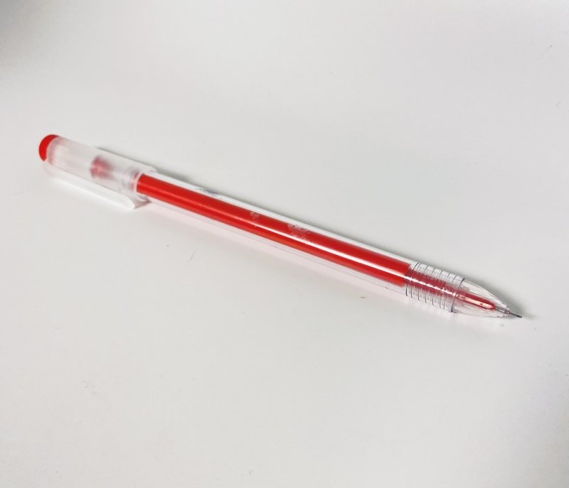 Waterproof pen rood